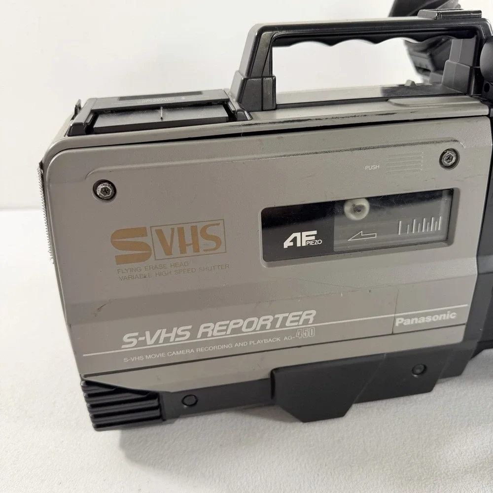 Panasonic AG-450 S-VHS Reporter Movie Camcorder AS IS FOR PARTS READ